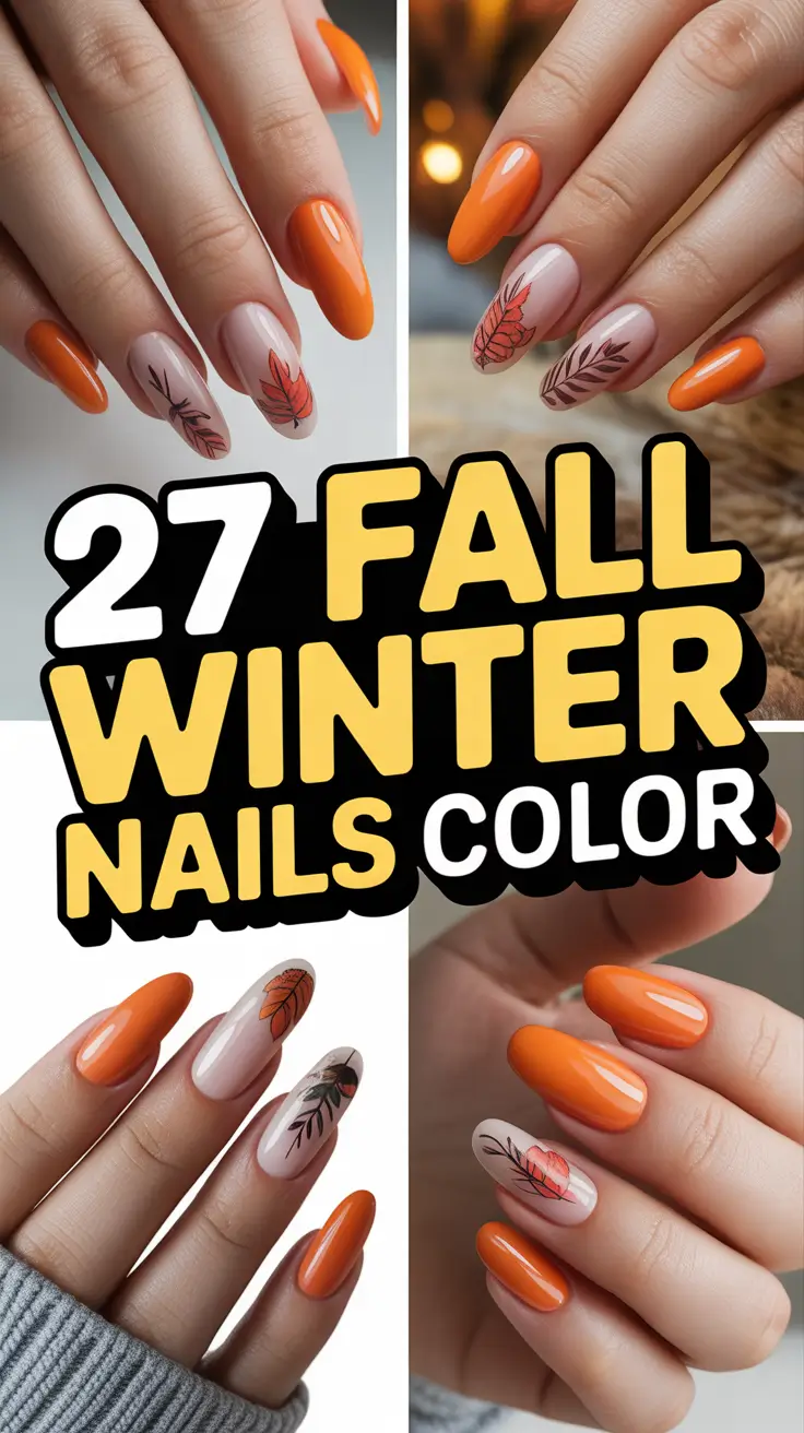 27Fall Winter Nails Color 2026: Trendy Ideas for Every Mood and Skin Tone