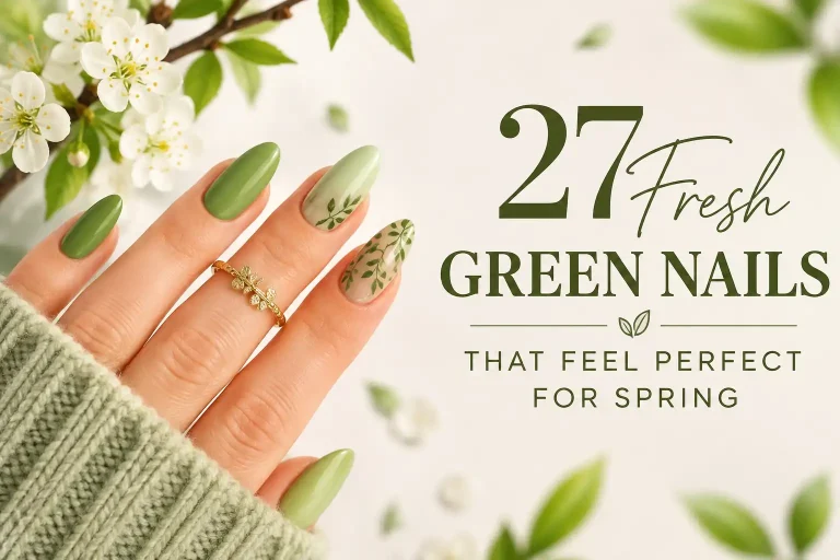 27 Fresh Green Nails That Feel Perfect for Spring