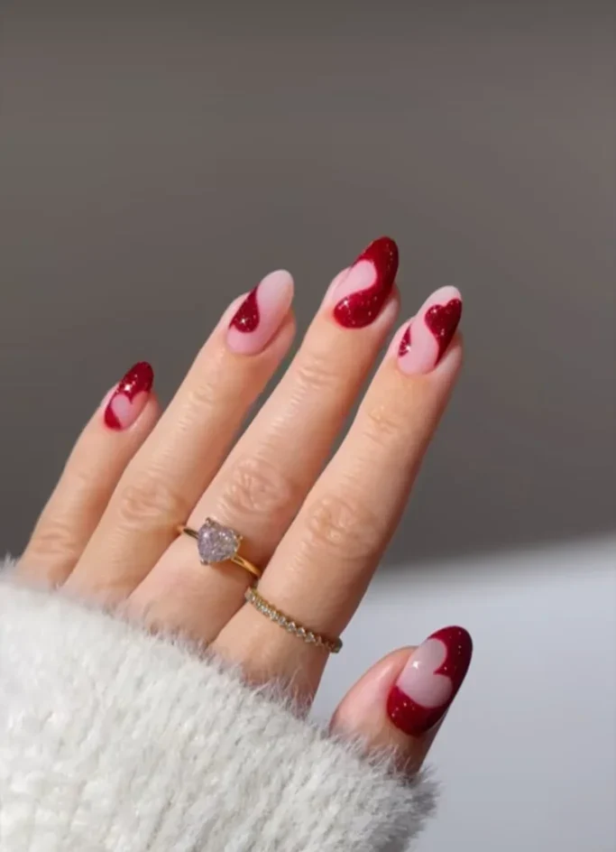 30+ Romantic Red Valentine’s Day Nails You’ll Fall In Love With 