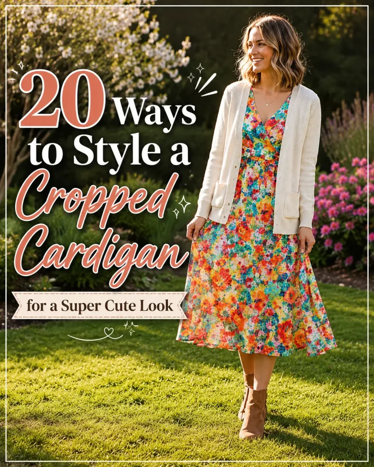 20 Ways to Style a Cropped Cardigan for a Super Cute Look