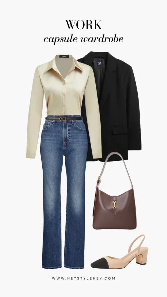 Work Capsule Wardrobe: Office Essentials 15 Outfit Ideas