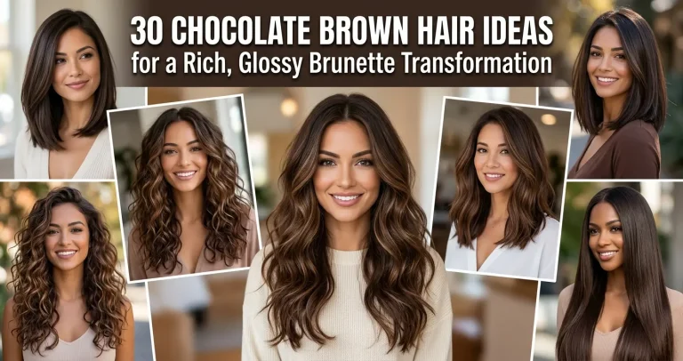 30 Chocolate Brown Hair Ideas for a Rich, Glossy Brunette Transformation