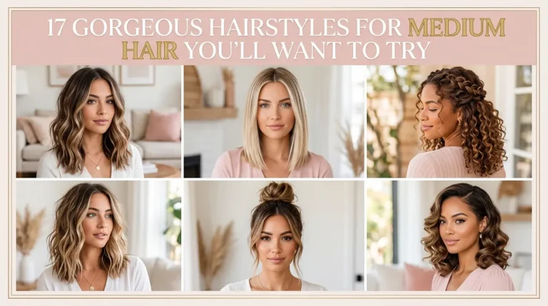 17 Gorgeous Hairstyles for Medium Hair You’ll Want to Try